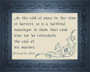 Faithful Messenger Proverbs 25:13